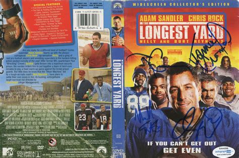 "The Longest Yard" Cast AUTOGRAPHS Signed DVD - Adam Sandler, Terry ...