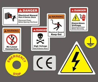 Electrical Safety Signs And Symbols