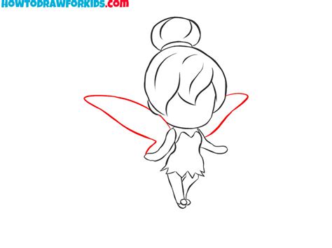 How to Draw Tinkerbell - Easy Drawing Tutorial For Kids