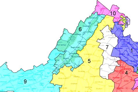 Map Of Virginia State Senate Districts | Virginia Map