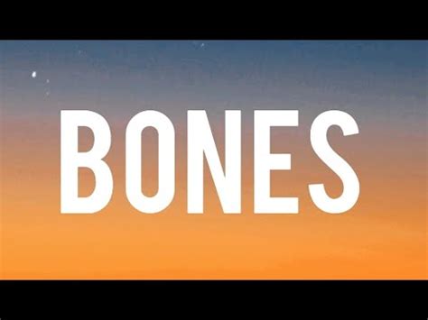 Bones Song by Imagine Dragons lyrics video - YouTube