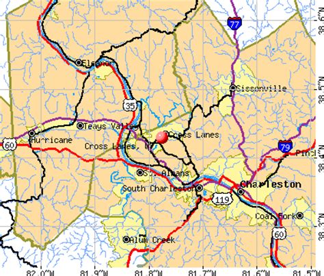 Cross Lanes, West Virginia (WV 25143, 25313) profile: population, maps ...