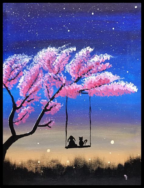 20+ Night Sky Painting Ideas | HARUNMUDAK