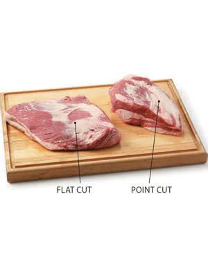 Corned Beef Brisket Point Cut Vs Flat - Beef Poster