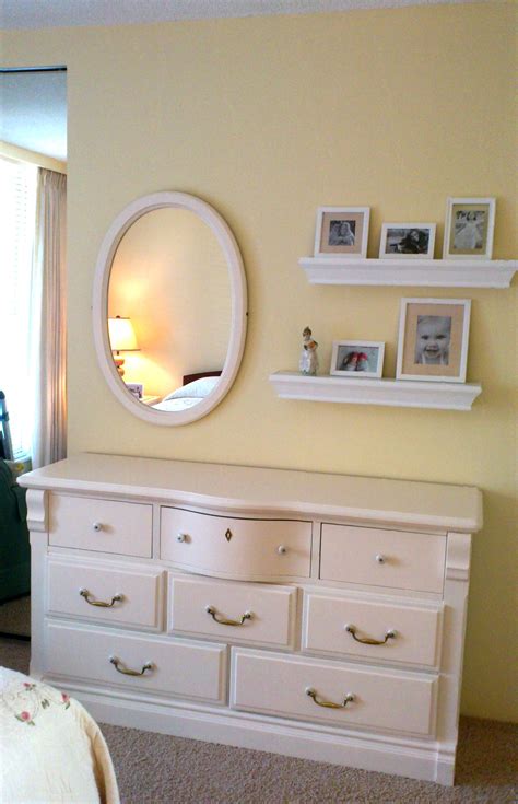 Mirror & shelves over dresser | Paper room decor, Corner wall decor ...