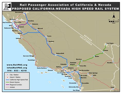 California Rail Map, All Train Routes In California - Amtrak California ...