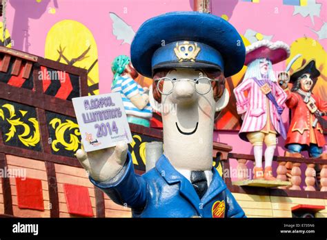 A bigger than lifesized model of Postman Pat forms part of the ...