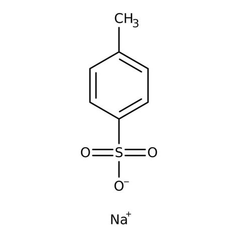 p-Toluenesulfonic acid, sodium salt, ACROS Organics™ 100g; Glass bottle ...