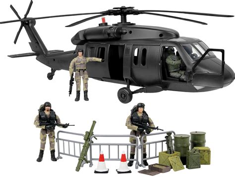 Buy Click N' Play Toy Helicopter, Army Helicopter Toy, Black Hawk ...