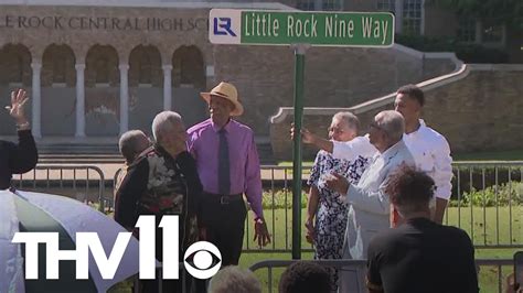 Little Rock Nine honored in a special street renaming ceremony | thv11.com