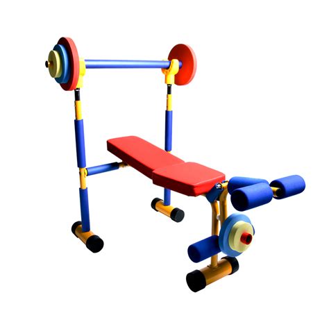 Akicon Fun and Fitness Exercise Equipment for Kids Weight Bench