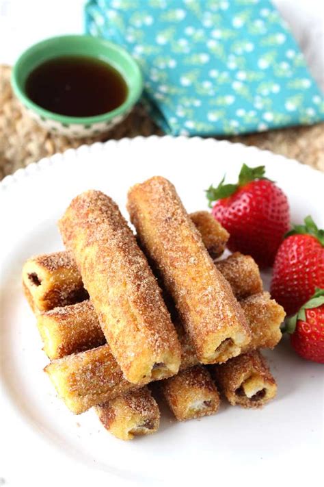 Nutella French Toast Roll-Ups | Lemon Blossoms