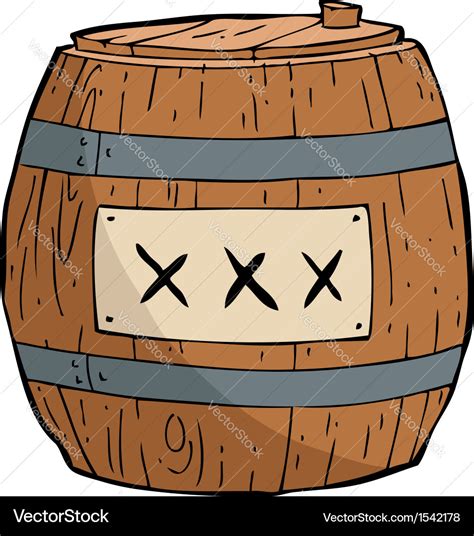 Barrel of gunpowder Royalty Free Vector Image - VectorStock