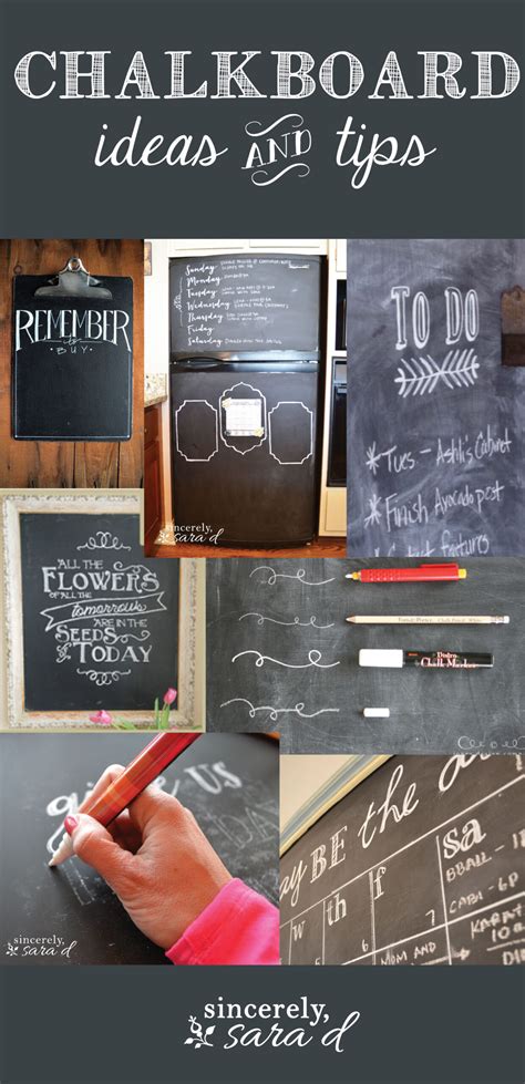 Chalkboard Ideas and Tips - Sincerely, Sara D. | Home Decor & DIY Projects