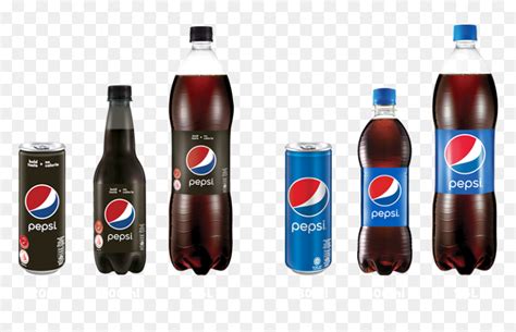 Pepsi Black Bottle Malaysia Clipart , Png Download - Size Of Pepsi ...