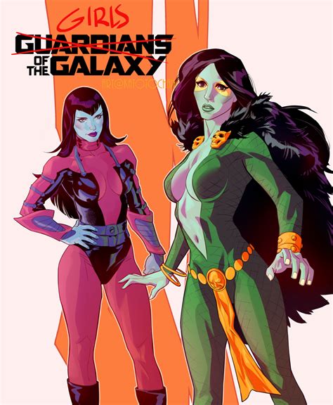 Nebula and Gamora by KatotoChan on DeviantArt