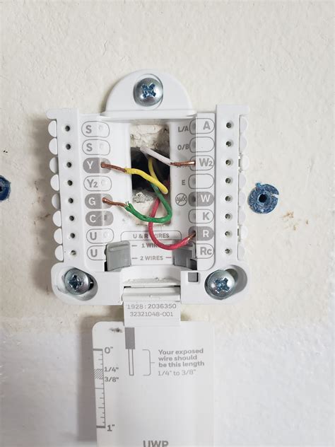 Honeywell 4 Wire Thermostat Wiring