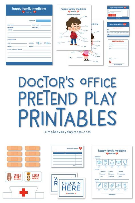 Pretend Play Doctor Printables That'll Ignite Their Imagination ...