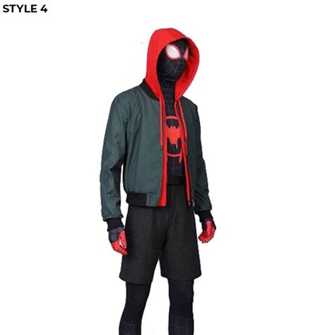 Miles Morales Hoodie | Spider-Man Into the Spider Verse Hooded Jacket