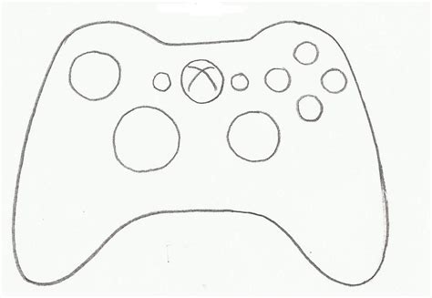 Coloring Page Xbox Controller