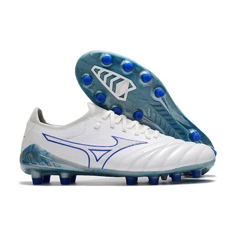 Mizuno Morelia Neo III Beta Japan Fg - White/Scuba Blue - ktgsport