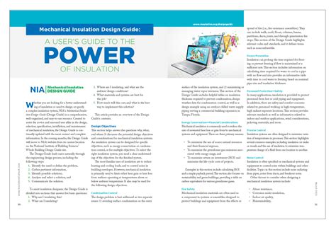 Mechanical Insulation Design Guide: A User's Guide to the Power of ...