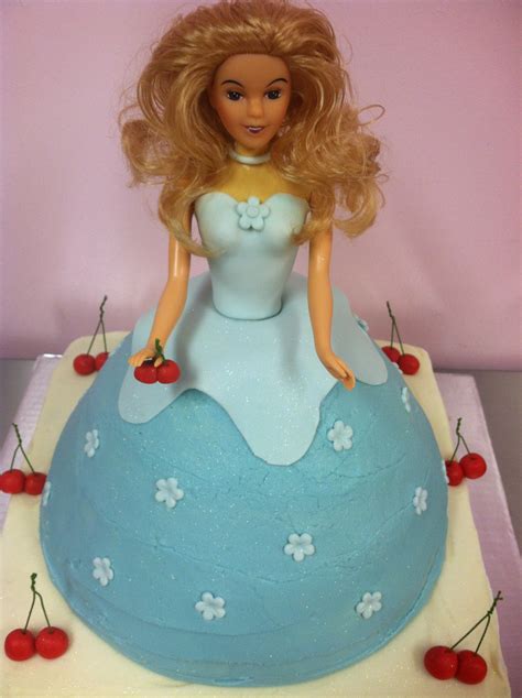 Blue Barbie Doll - Alyssas Cakery