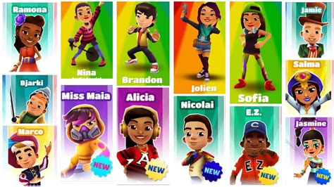 Subway surfers characters - sanWas