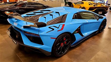 Lamborghini Aventador Svj Roadster Blue