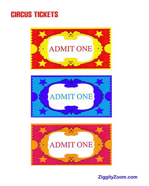 Free Printable Carnival Tickets, Download Free Printable Carnival ...