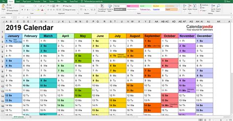 Weekly Planner Excel Template - Free Printable Templates