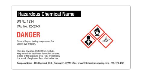 Printable GHS Labels Nfpa label labels diamond hazmat 704 fire safety ...