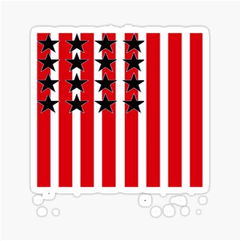 "American Flag Black" Sticker for Sale by DesignbyObr | Redbubble