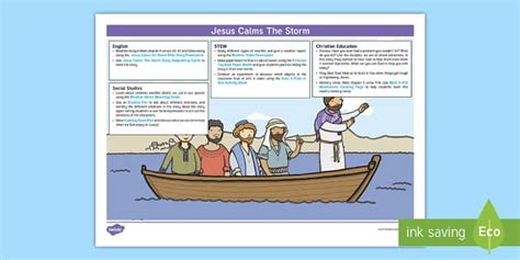 Jesus Calms the Storm Lesson Plan | Religion | Twinkl USA