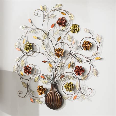 15 Ideas of Metal Flower Wall Art