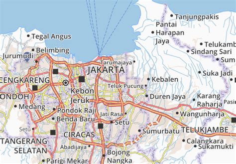 MICHELIN Cakung map - ViaMichelin