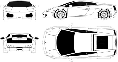 Lamborghini Aventador Drawing 3d