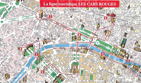 Tourist Map Of Paris France | Coastal Map World