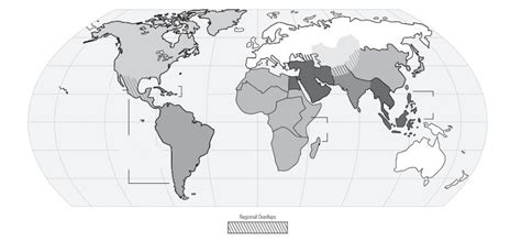 AP World Regions - A Closer Look Diagram | Quizlet