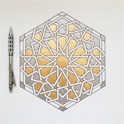 Pin by Manoj Kannur on islamic geometry my art | Islamic art pattern ...