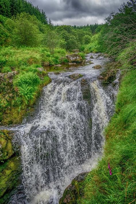 Severn Break its Neck falls, Hafren forest, Powys, Wales, UK | Fantasy ...