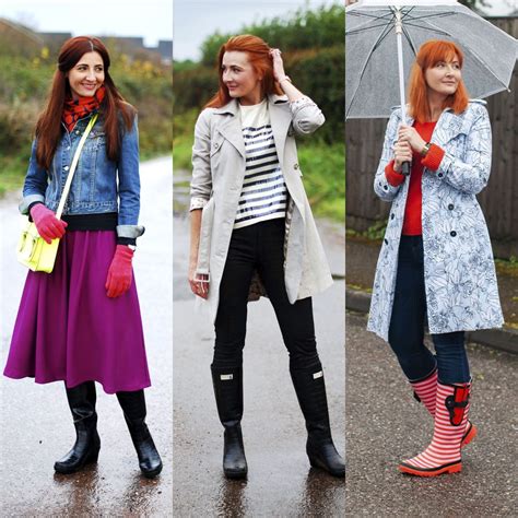 7 Colourful and Classic Rainy Day Outfits From the Archives - Not ...