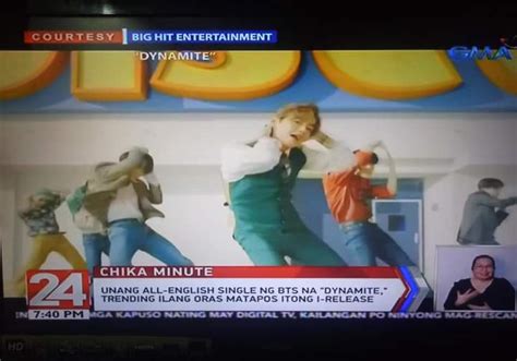 BTS 'DYNAMITE MV' WAS FEATURED ON 24ORAS.! | Good Info Net