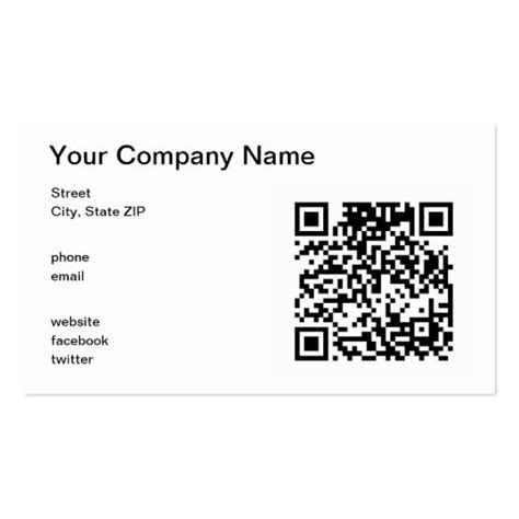 QR Code Business Card Templates - Page8 | BizCardStudio