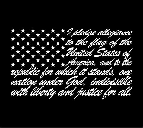 Pledge of Allegiance American Flag Vinyl Decal Sticker – Country Boy ...