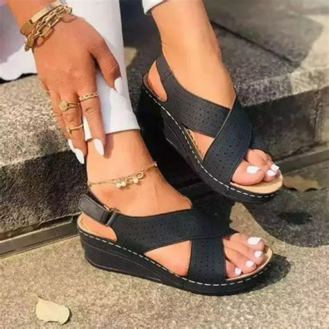 Black_friday Deals!Cyber_monday Deals!mtvxesu Womens Wide Width Sandals ...