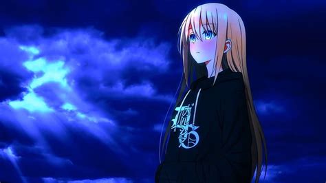 Anime , 1366X768 Blue HD wallpaper | Pxfuel