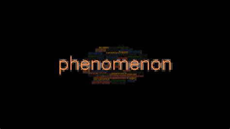 PHENOMENON: Synonyms and Related Words. What is Another Word for ...