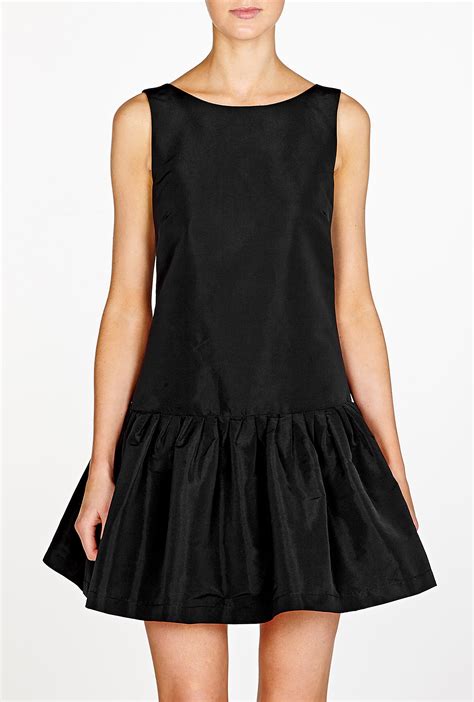 Black Drop Waist Dress | DressedUpGirl.com