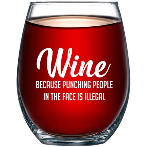 Funny Wine Glass - oddgifts.com